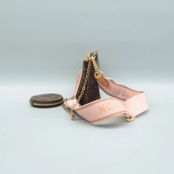 Auth Louis Vuitton Multi Pochette Accessories W/P Monogram Satchel 1648-061524 - Picture 4 of 12